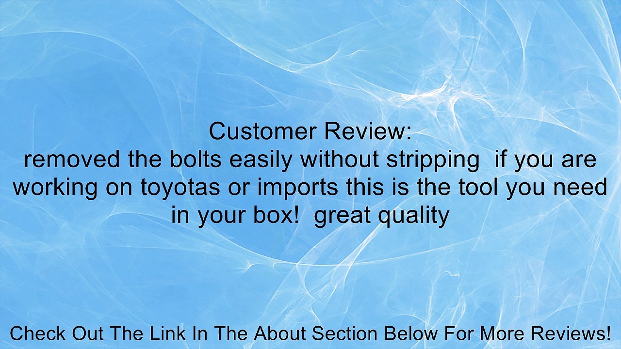 Mercedes Benz SL600/SL500/E60/E50 Cylinder Head Bolt Socket Engine Tool XZN M12 Review