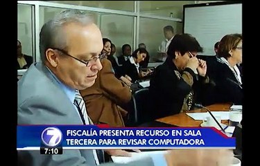 Fiscalía presenta recurso ante Sala III