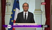 Déclaration de François Hollande Après L'assaut des  Forces Du GIGN