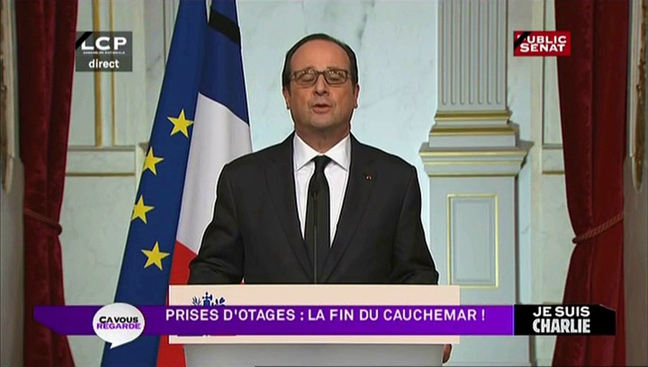 Déclaration de François Hollande Après L'assaut des  Forces Du GIGN