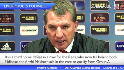 October 5 - Liverpool 2-3 Udinese - Hodgson apologises to Ferdinand