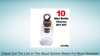 eCrafty EC-4911 Mini Glass Bottles Message Charm Kit with Weddings Wish Jewelry, 3/4-Inch Review