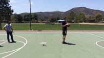 Drone crash trying to film basketball score : DJI Phantom Vision 2  Drone