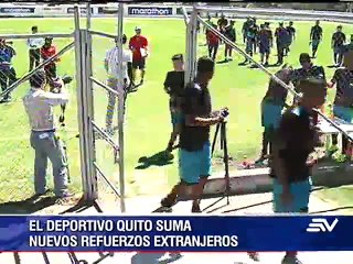 El Deportivo Quito recibió a sus extranjeros