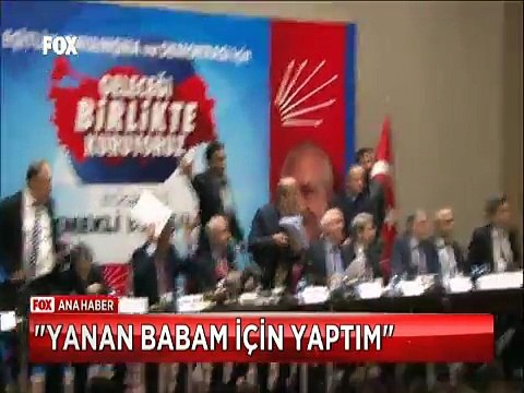 Kılıçdaroğlu'na ayakkabı atan şahıs yanan babam için yaptım yine olsa yine yaparım