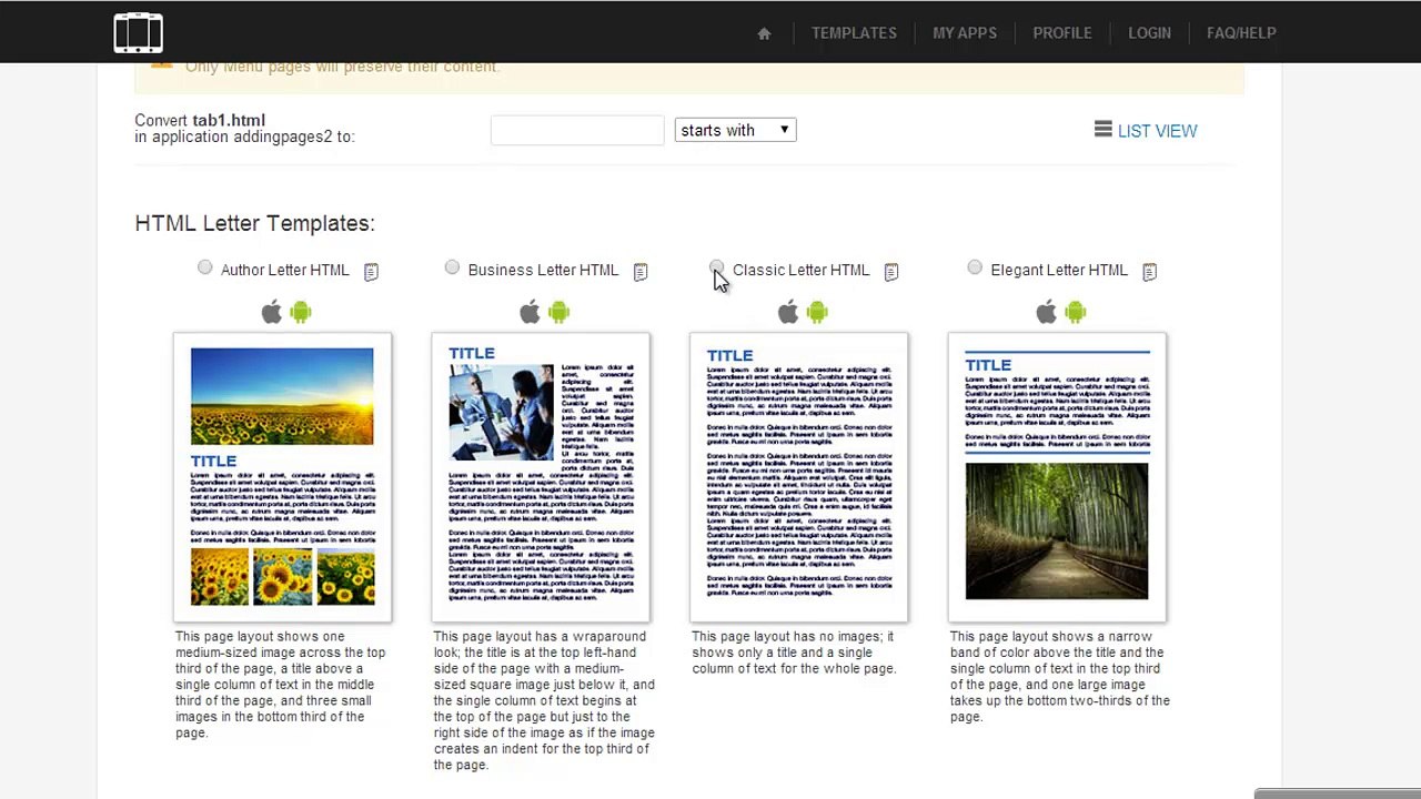 Adding Pages And Features To Your App - Easy2MakeApps