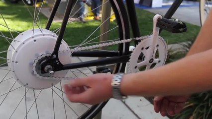 CES 2015: This Bike Wheel Can Push You For 60 Miles