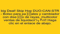Skip Hop DUO-CAN-STR - Bolso para pañales y cambiador con diseño de rayas, multicolor opiniones