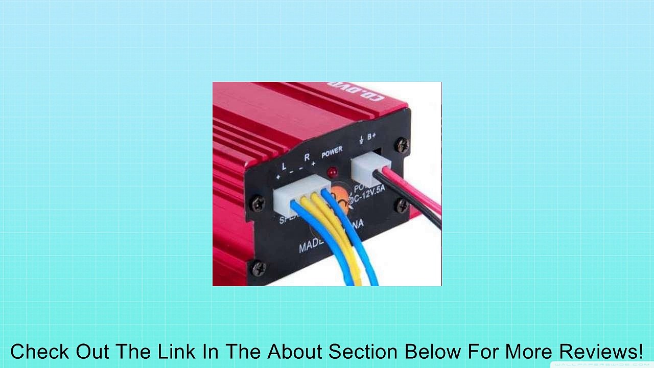 Kinter MA-150 Amplifier Digital Stereo Amplifier For Car Motorcycle and Boat (Max Power = 40 Watts) Review