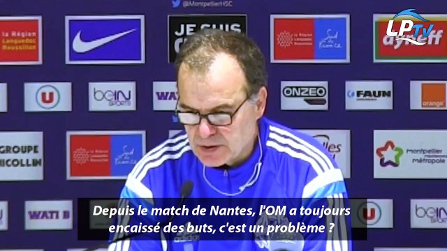 Montpellier 2-1 OM : la réaction de Bielsa