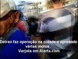 Detran e PRE fazem operação em Varjota e apreendem várias motos