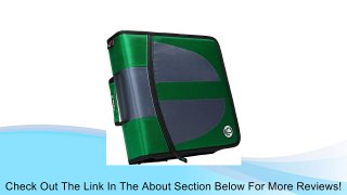 Case-it Locker Zipper Dual Binder, 2 Sets of 1.5-Inch Rings with Boosters, Green, Binder Shell Only, LKR-Dual-02-GRE Review