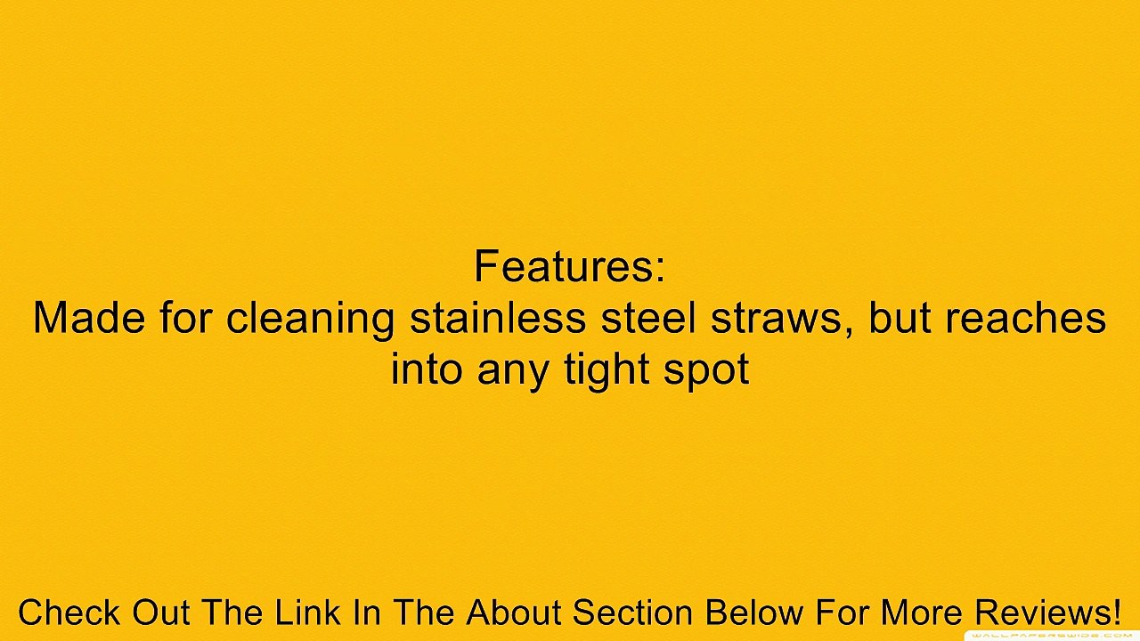 RSVP Drink Straw Cleaning Brush (set of 2) Review