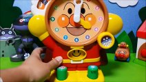 アンパンマン アニメ❤おもちゃ アンパンマン時計で遊ぼう！Anpanman Toys