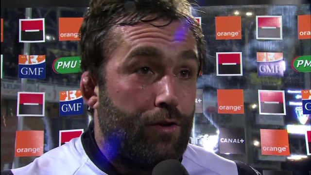 TOP14 - Clermont-Brive: Interview Arnaud Méla (BRI) - J16 - Saison 2014/2015