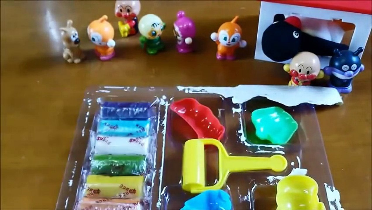 アンパンマン アニメ❤おもちゃ ねんどdeキッチンお料理トントン楽しいな♪Anpanman Toys Cartoon