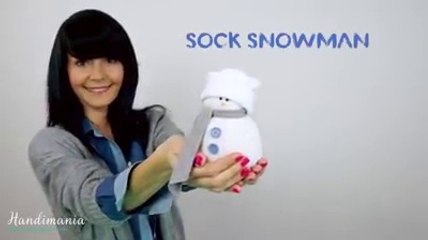 Easy Craft Idea's -snowman with socks