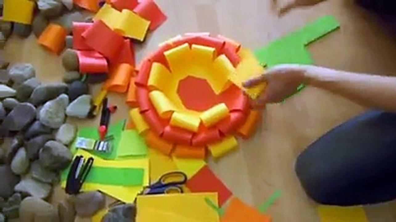 Paper flower making