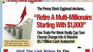penny stock egghead Discount Bonus + Discount