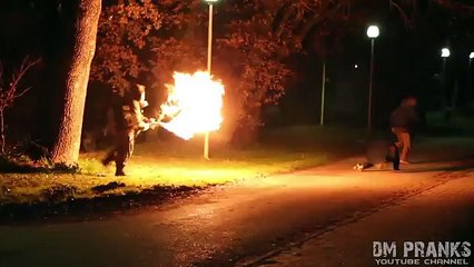 Flamethrower Psycho Scare Prank