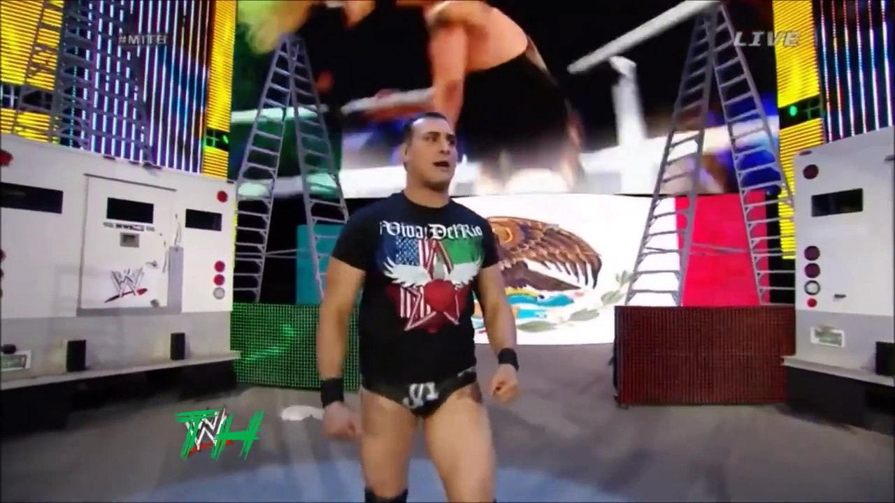 WWE World Heavyweight Championship Ladder Match Highlights HD Money In The Bank 2014