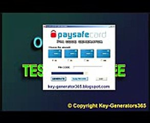 Paysafecard code generator 2014 Paysafecard generator no survey