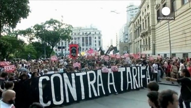 Brazil: Dozens arrested in Sao Paolo transport protest