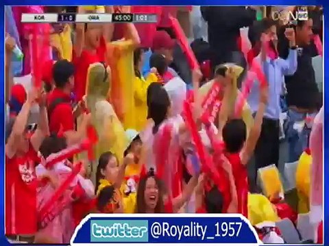 هدف كوريا الجنوبية الاول على عمان || كاس اسيا 2015