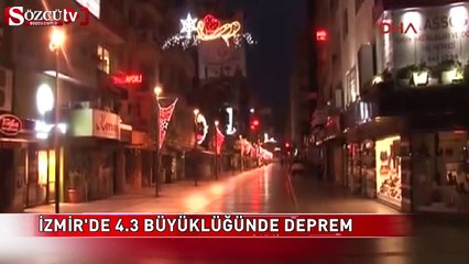 İzmir'de deprem!