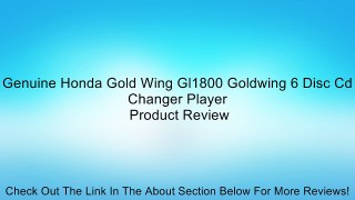 Genuine Honda Gold Wing Gl1800 Goldwing 6 Disc Cd Changer Player Review