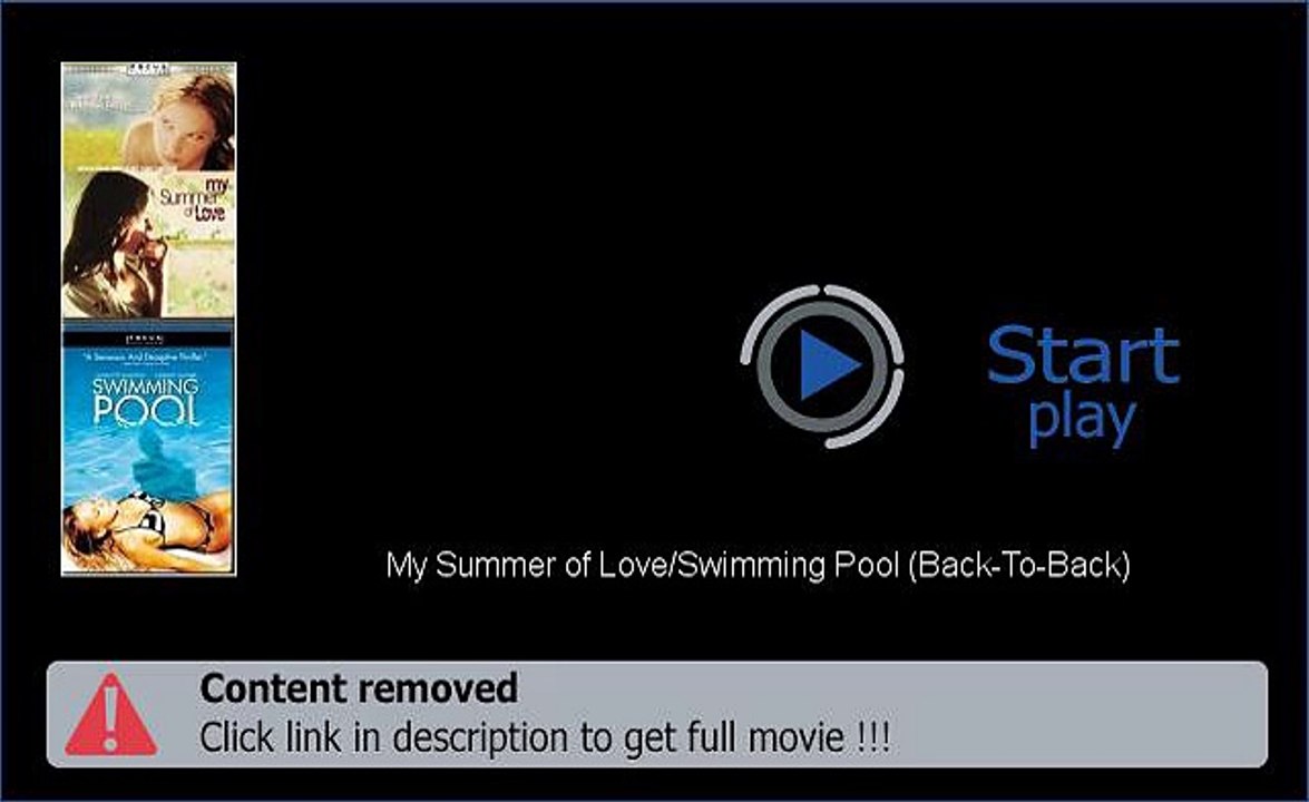 Download My Summer of Love/Swimming Pool (Back-To-Back) Film