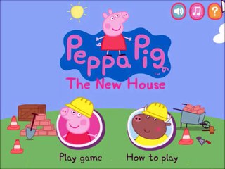 Peppa Pig Builds A House Game, Learn Shapes And Colours, Have Fun !