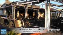 CAP D'AGDE - 2015 - Un restaurant de plage incendié ! La série noire continue