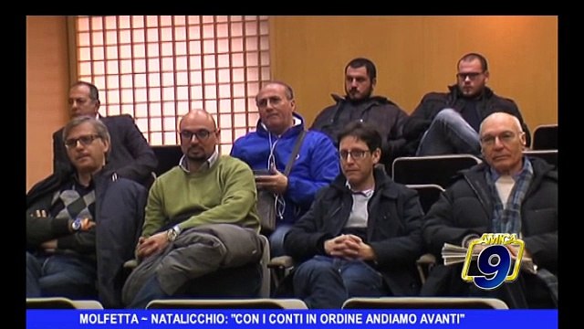 MOLFETTA | Natalicchio: Con i conti in ordine andiamo avanti