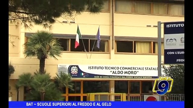 BAT | Alcune scuole al freddo, la provincia: Nessuna segnalazione
