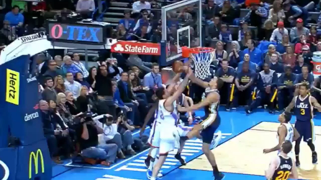 Les 7 contres de Rudy Gobert face au Thunder