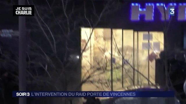 Le terroriste Coulibaly abattu par le RAID - Assaut final porte de Vincennes