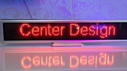 Ofis içi metalik led pano