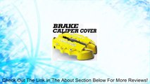 YELLOW BREMBO LOOK BRAKE CALIPER COVER KIT FRONT & REAR 4 PCS Review
