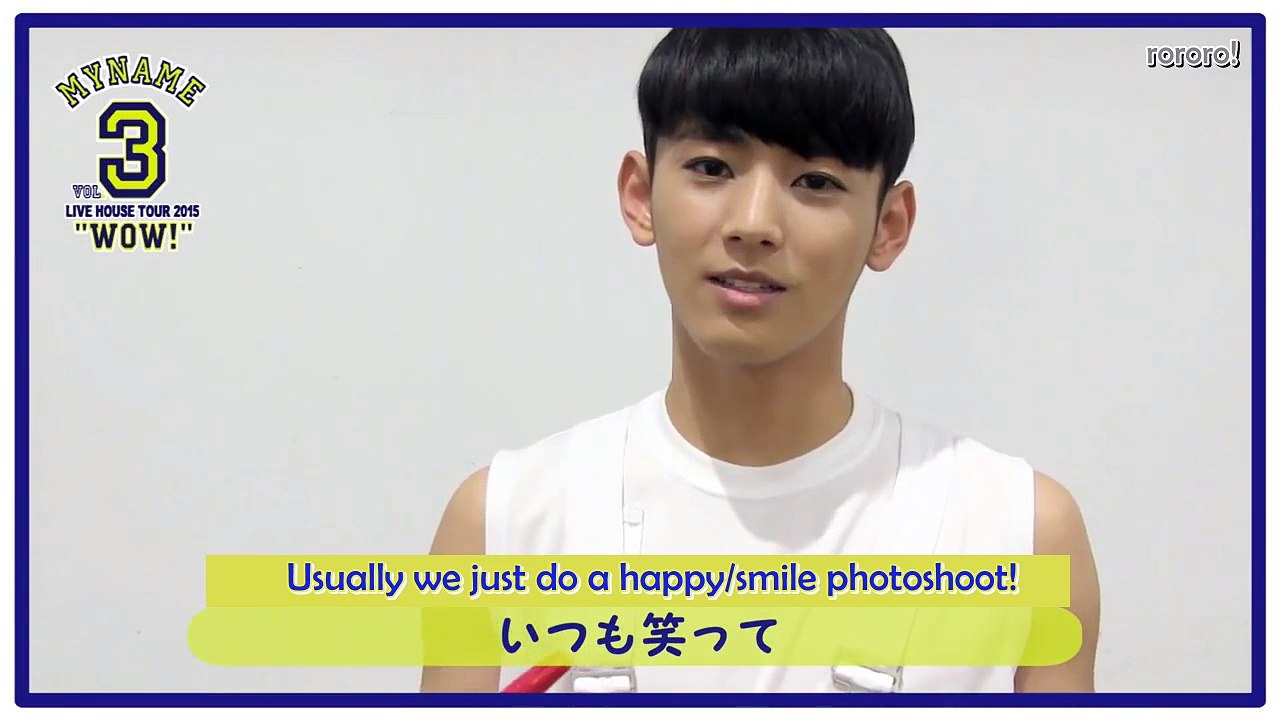 [Eng Sub] (The Day When Seyong Cried) MYNAME 2015 WOW3 LIVE Pamphlet Making