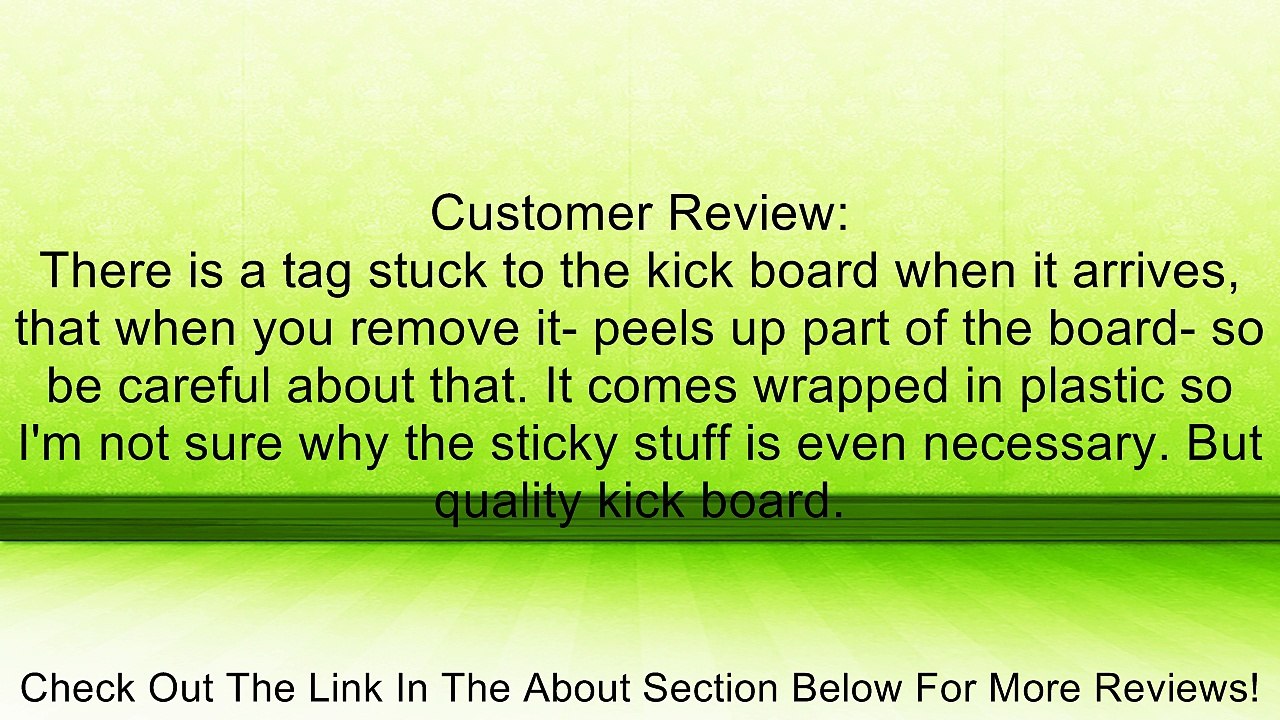 Team Speedo Athlete Signature Kickboard (Coughlin) Review