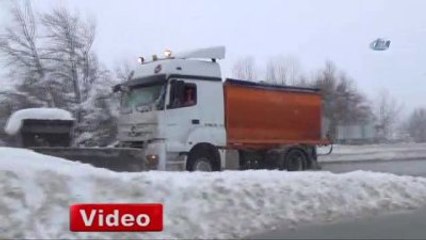 Bolu Dağı'nda Yoğun Kar Yağışı Yeniden Başladı