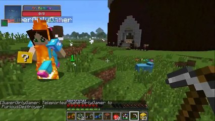 Minecraft- DERPY SQUID OVERLORD CHALLENGE GAMES - Lucky Block Mod - Modded Mini-Game