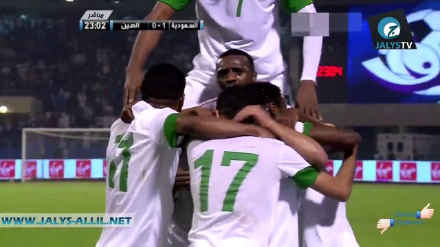 السعودية Vs الصين - تصفيات كأس آسيا 2015 - أهداف المباراه - HD