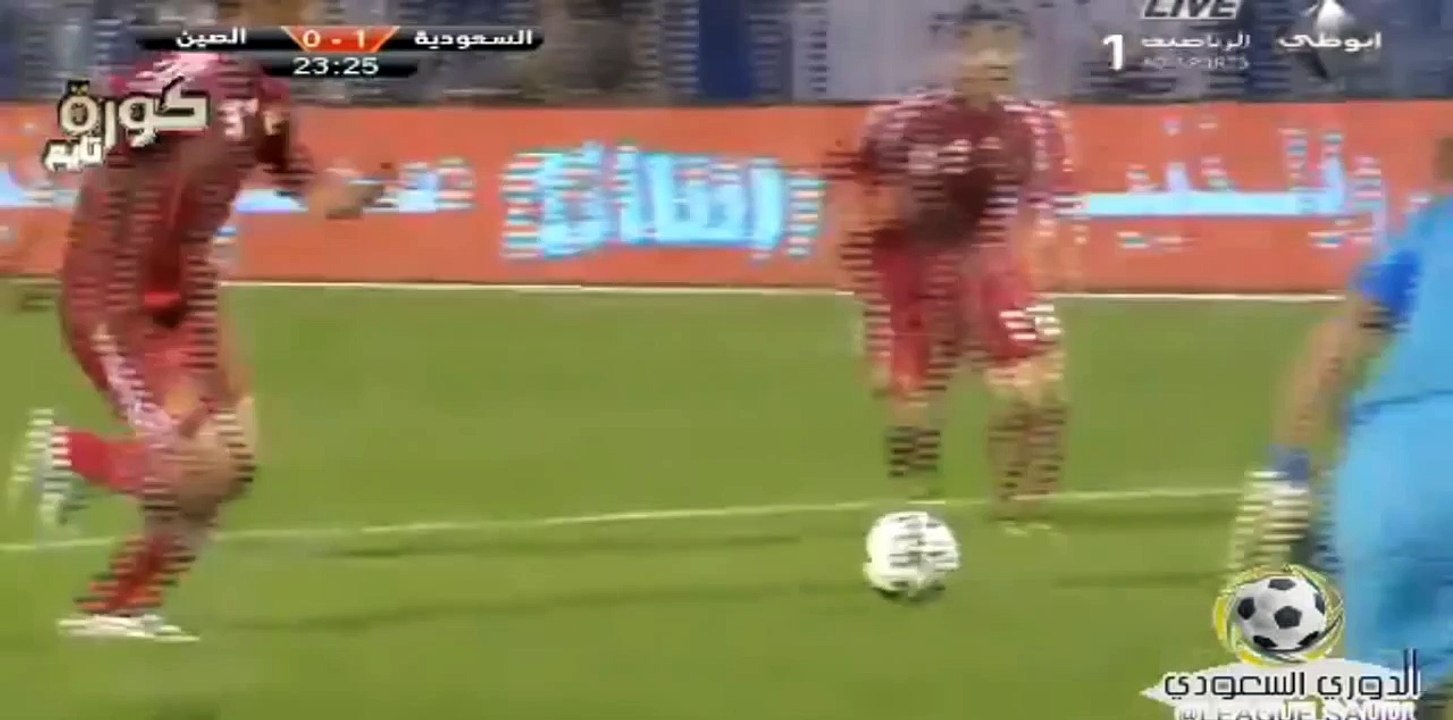 أهداف مباراة السعودية والصين 2-1 I تصفيات كأس أسيا .