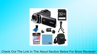 Samsung HMX-F90 Flash Memory HD Digital Video Camcorder 32gb Deluxe Bundle With 32GB card , tripod case and more . Review