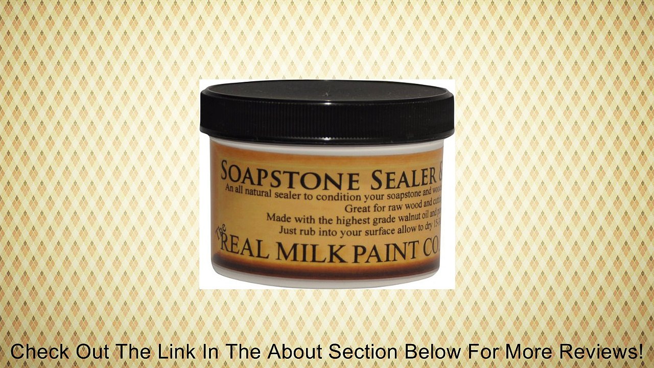 Real Milk Paint Soapstone Sealer and Wood Wax 16 oz. Review video