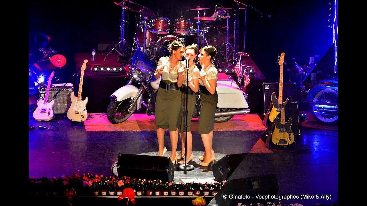 TRIO FILLES SUCCES US au Telethon de la Marche des Bykcoeurs