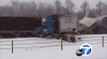 Nearly 200 cars and trucks collide in a massive, chain-reaction crash on an icy Michigan highway