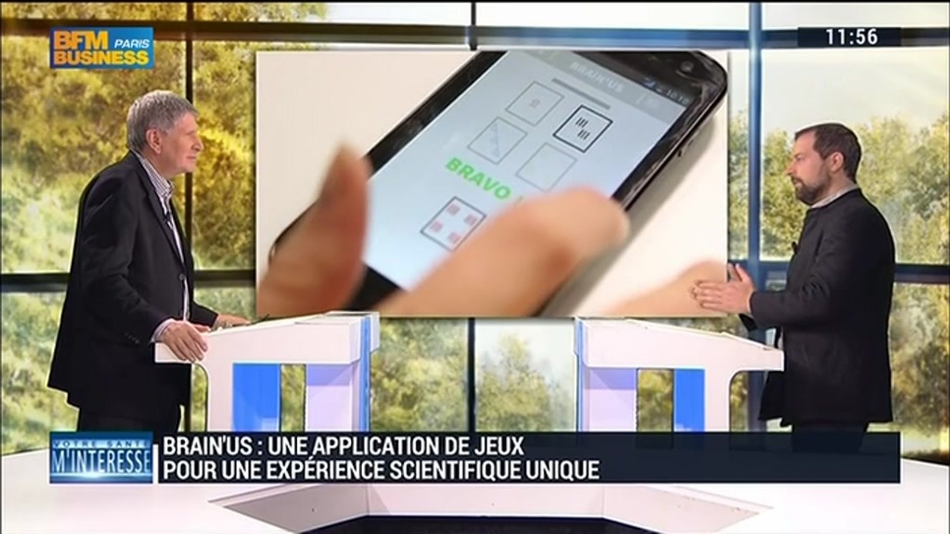 BRAiN'US: une application smartphone conçue pour analyser la manière dont  le cerveau prend des décisions - 10/01 - Vidéo Dailymotion